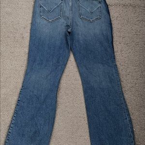 Two tone denim flared leg never worn